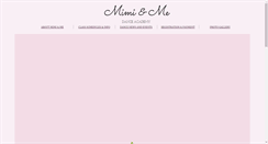 Desktop Screenshot of mimiandmedance.com